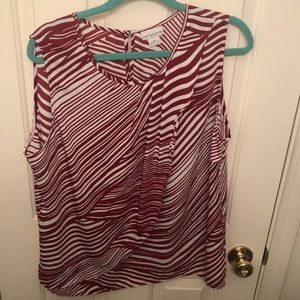 Cute Liz Claiborne sleeveless blouse size xl